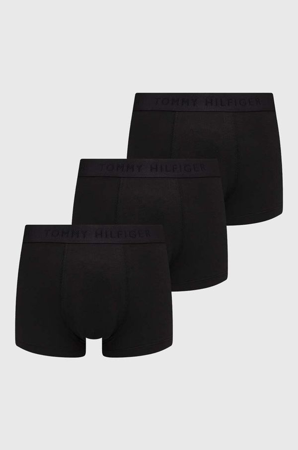 Tommy Hilfiger Boksarice Tommy Hilfiger 3-pack moški, črna barva