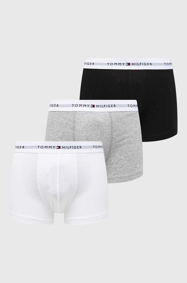 Tommy Hilfiger Boksarice Tommy Hilfiger 3-pack moški, siva barva