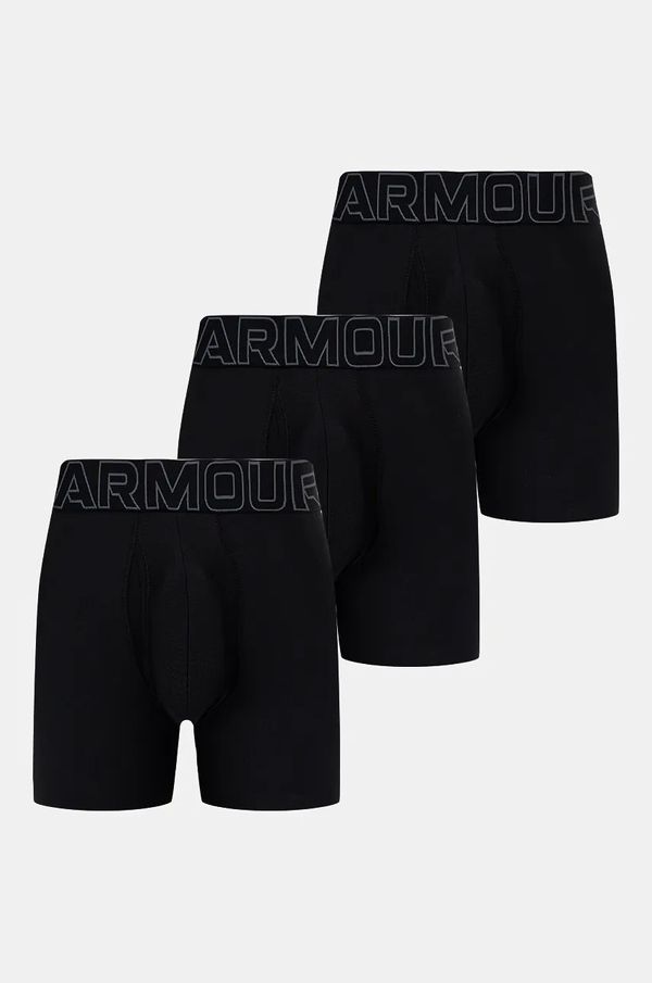 Under Armour Boksarice Under Armour 3-pack moške, črna barva, 25UUSHJ073