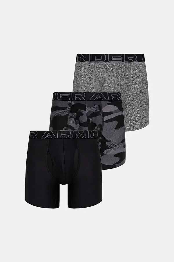 Under Armour Boksarice Under Armour 3-pack moške, črna barva, 25UUSHJ193