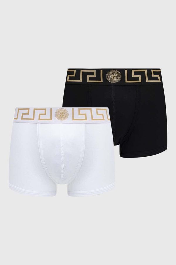 Versace Boksarice Versace 2-pack moške, bela barva, AU10181 1A10011