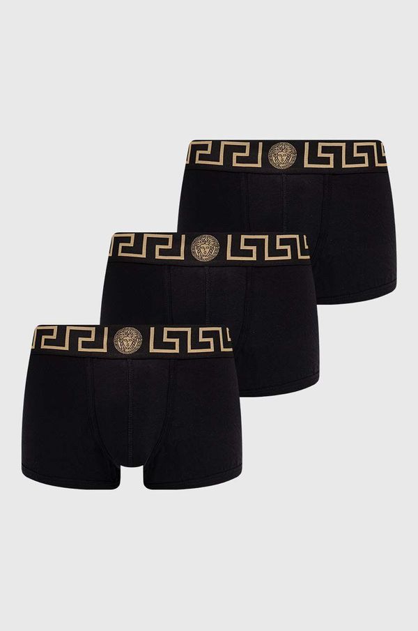 Versace Boksarice Versace 3-pack moške, črna barva, AU10326 1A10011