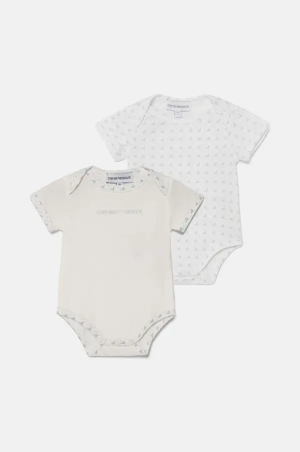 Emporio Armani Bombažen body za dojenčka Emporio Armani 2-pack
