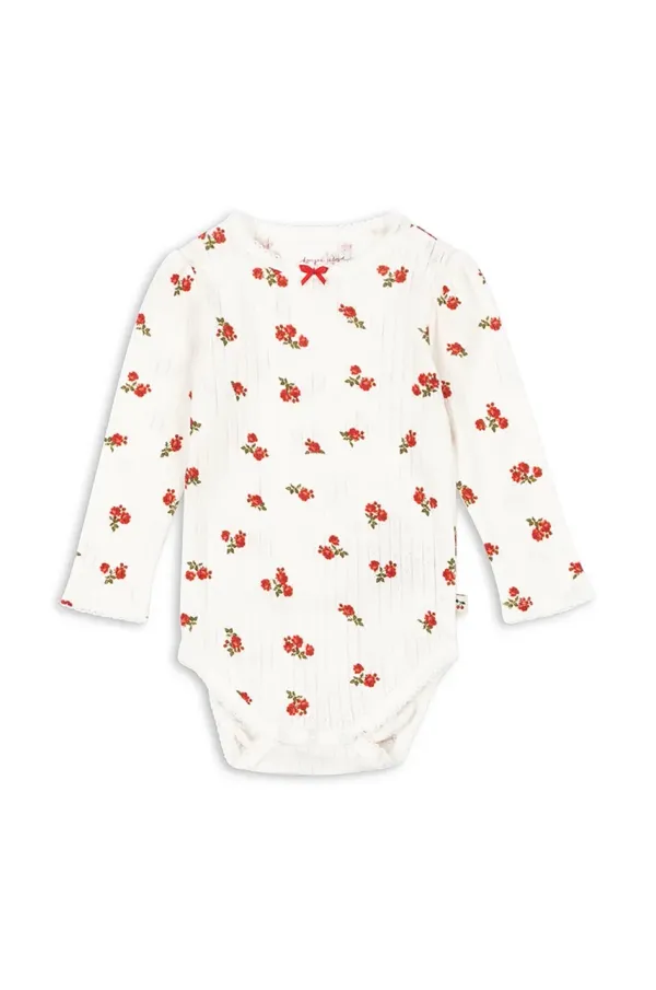 Konges Sløjd Bombažen body za dojenčka Konges Sløjd MINNIE BODY GOTS KS102585