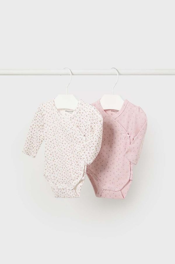 Mayoral Newborn Bombažen body za dojenčka Mayoral Newborn 2-pack 2775