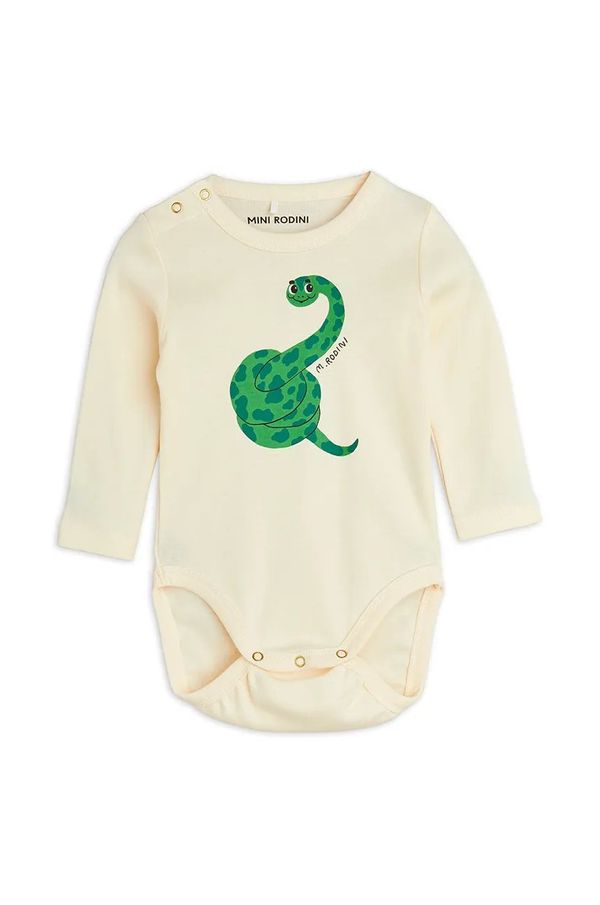 Mini Rodini Bombažen body za dojenčka Mini Rodini Snake 2514010911