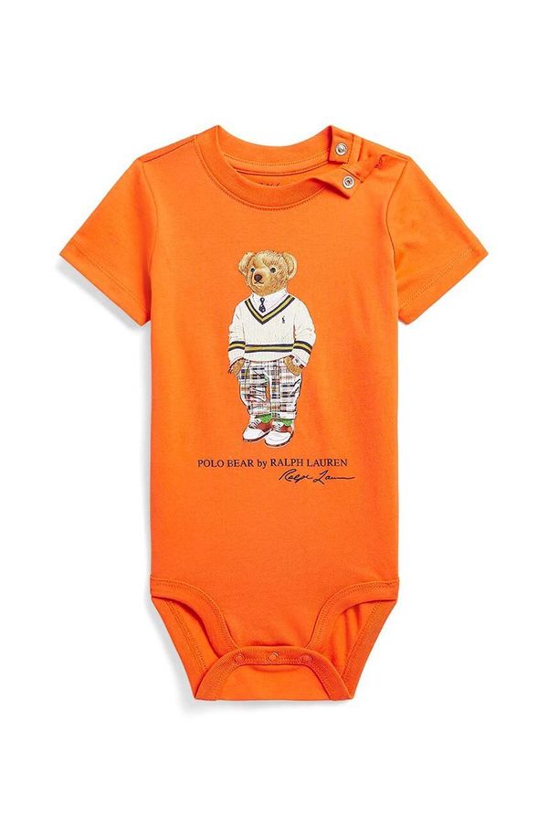 Polo Ralph Lauren Bombažen body za dojenčka Polo Ralph Lauren