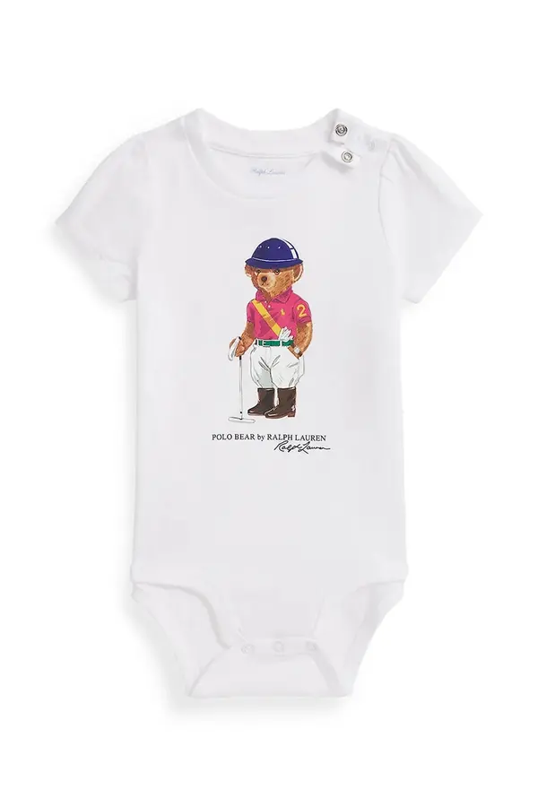 Polo Ralph Lauren Bombažen body za dojenčka Polo Ralph Lauren