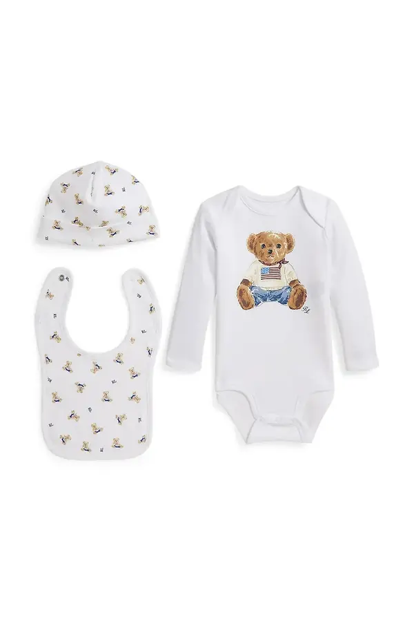 Polo Ralph Lauren Bombažen body za dojenčka Polo Ralph Lauren