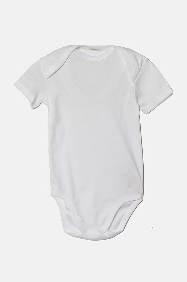 United Colors of Benetton Bombažen body za dojenčka United Colors of Benetton 3-pack 3GI70B079