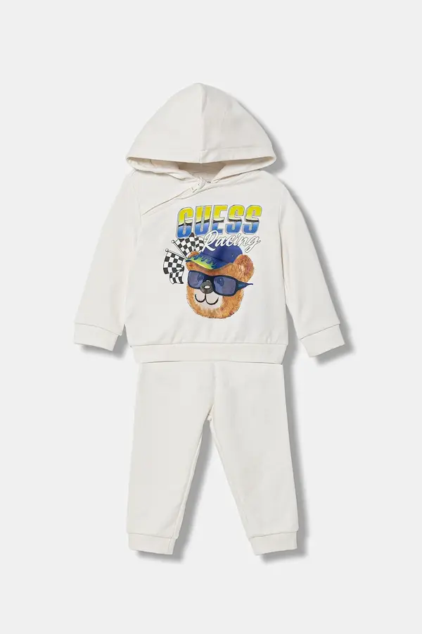 Guess Bombažen komplet trenirke za dojenčka Guess 2-pack