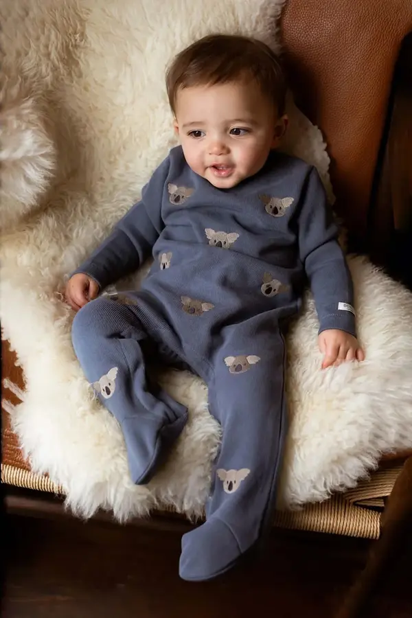 Donsje Bombažen pajac za dojenčka Donsje Phlyn Onesie Koalas
