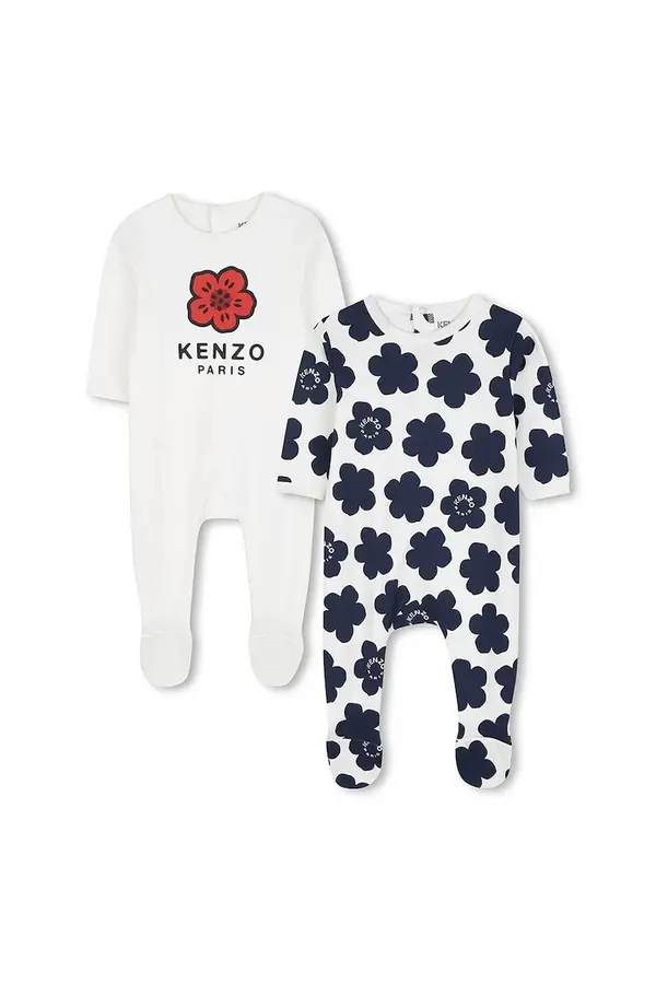 Kenzo kids Bombažen pajac za dojenčka Kenzo Kids 2-pack