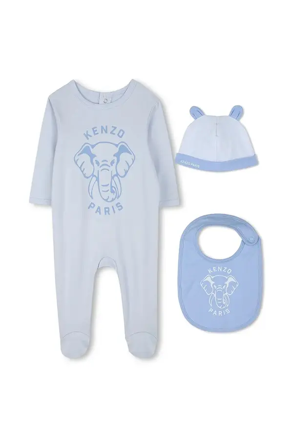 Kenzo kids Bombažen pajac za dojenčka Kenzo Kids
