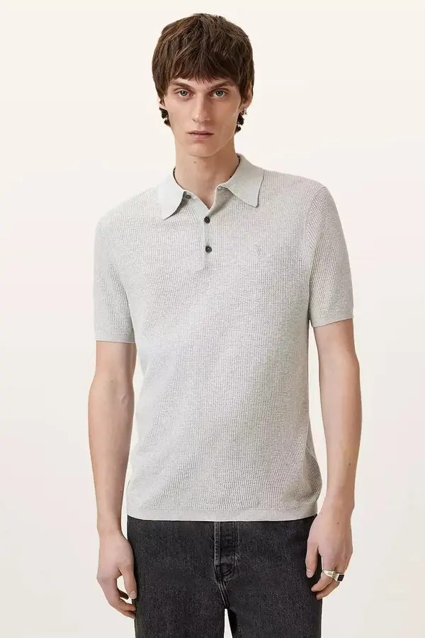 AllSaints Bombažen polo AllSaints AUBREY SS