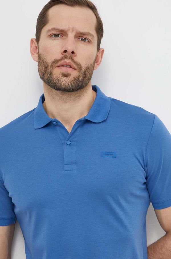 Calvin Klein Bombažen polo Calvin Klein