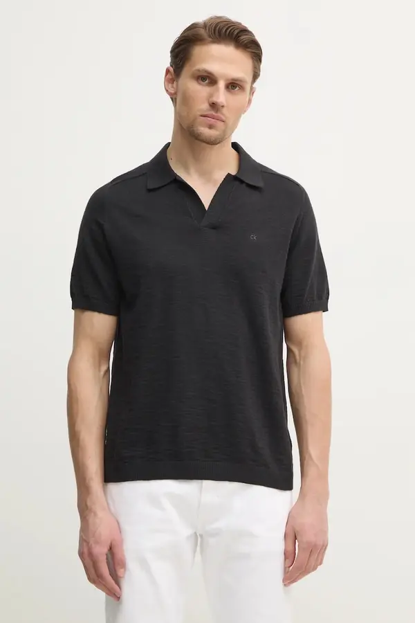 Calvin Klein Bombažen polo Calvin Klein
