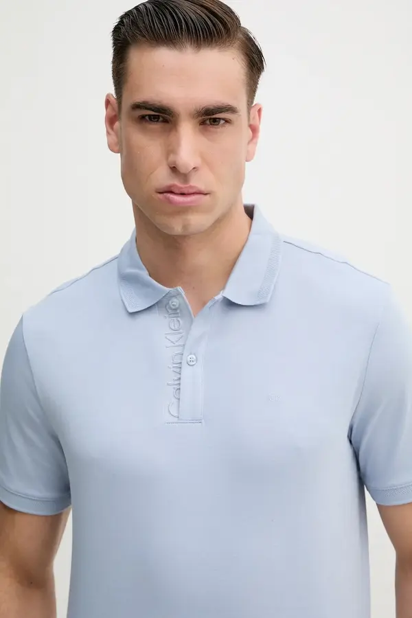 Calvin Klein Bombažen polo Calvin Klein