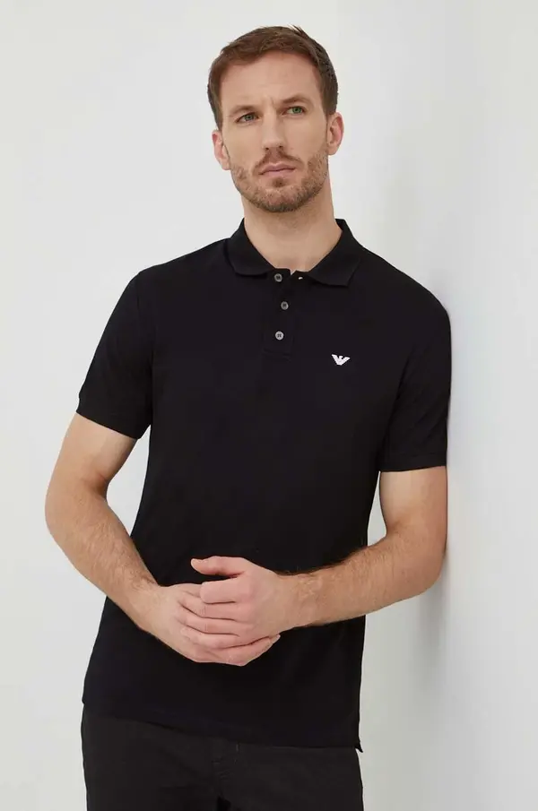 Emporio Armani Bombažen polo Emporio Armani