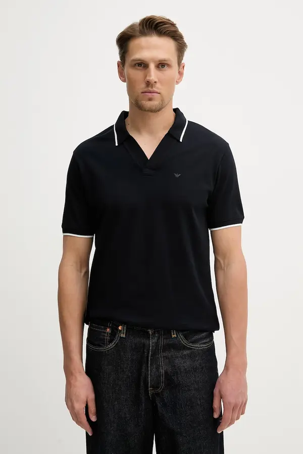 Emporio Armani Bombažen polo Emporio Armani