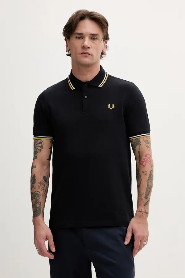 Fred Perry Bombažen polo Fred Perry The Twin Tipped Shirt