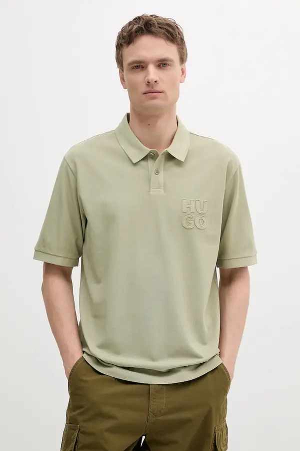 HUGO Bombažen polo HUGO