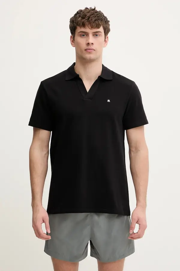 Karl Lagerfeld Bombažen polo Karl Lagerfeld KL METAL