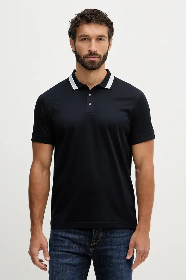 Karl Lagerfeld Bombažen polo Karl Lagerfeld