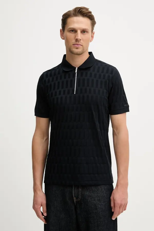 Karl Lagerfeld Bombažen polo Karl Lagerfeld