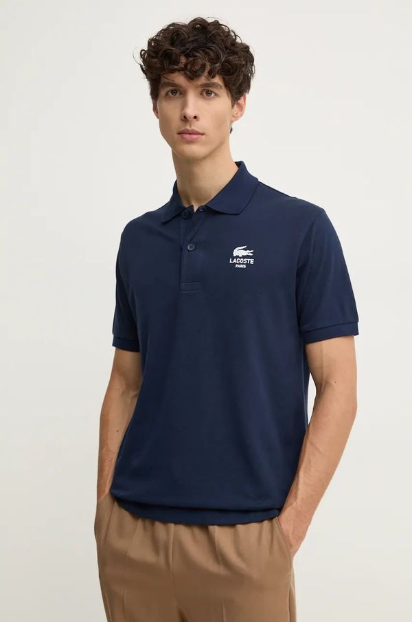 Lacoste Bombažen polo Lacoste mornarsko modra barva, PH2723