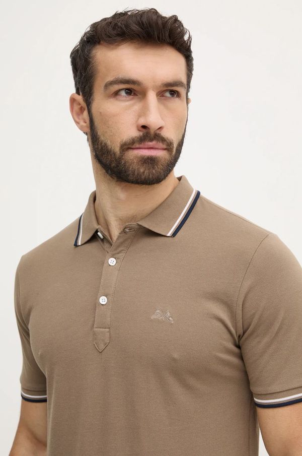 Lindbergh Bombažen polo Lindbergh zelena barva, 30-404010