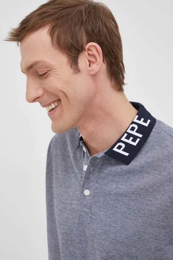 Pepe Jeans Bombažen polo Pepe Jeans Fabrice D