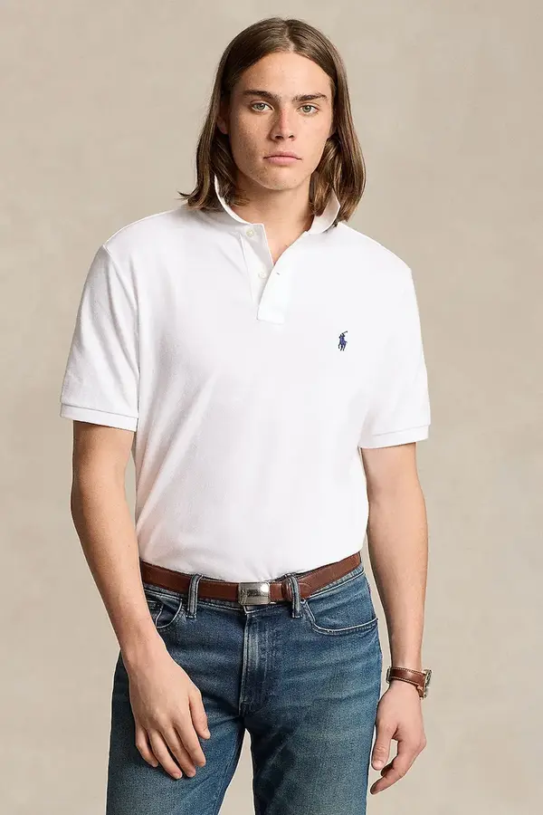 Polo Ralph Lauren Bombažen polo Polo Ralph Lauren BASIC MESH