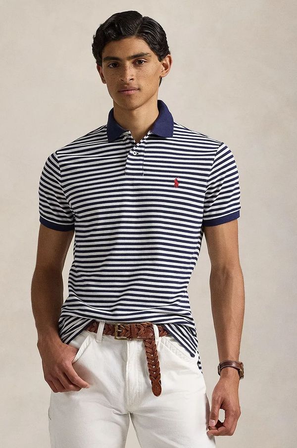Polo Ralph Lauren Bombažen polo Polo Ralph Lauren bela barva, 710956682
