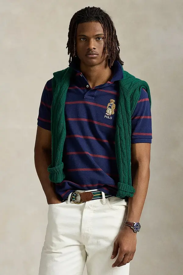 Polo Ralph Lauren Bombažen polo Polo Ralph Lauren Sskccmslm24 Short Sleeve