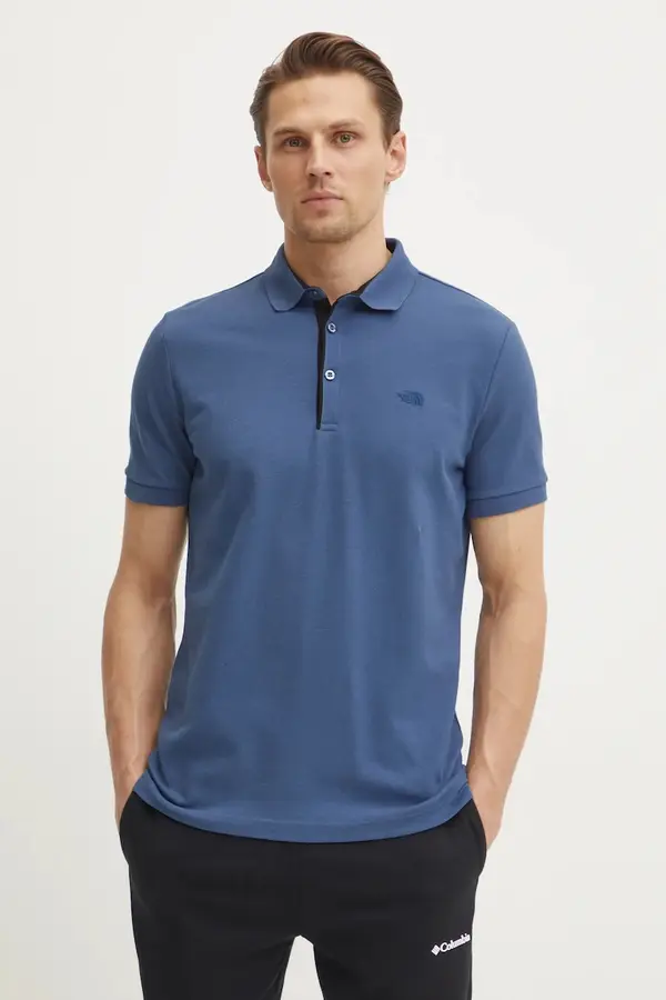 The North Face Bombažen polo The North Face Premium Slim