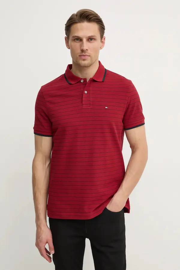 Tommy Hilfiger Bombažen polo Tommy Hilfiger