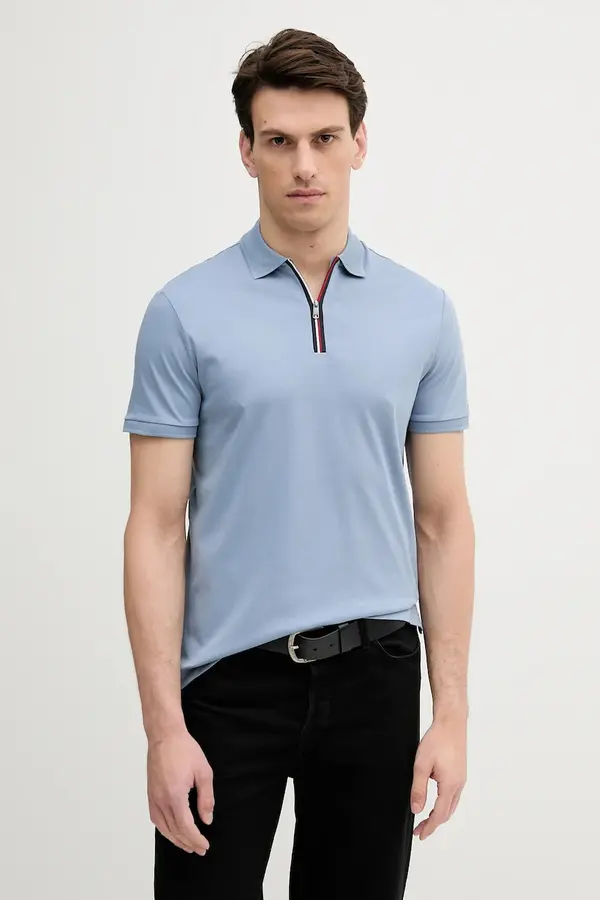 Tommy Hilfiger Bombažen polo Tommy Hilfiger