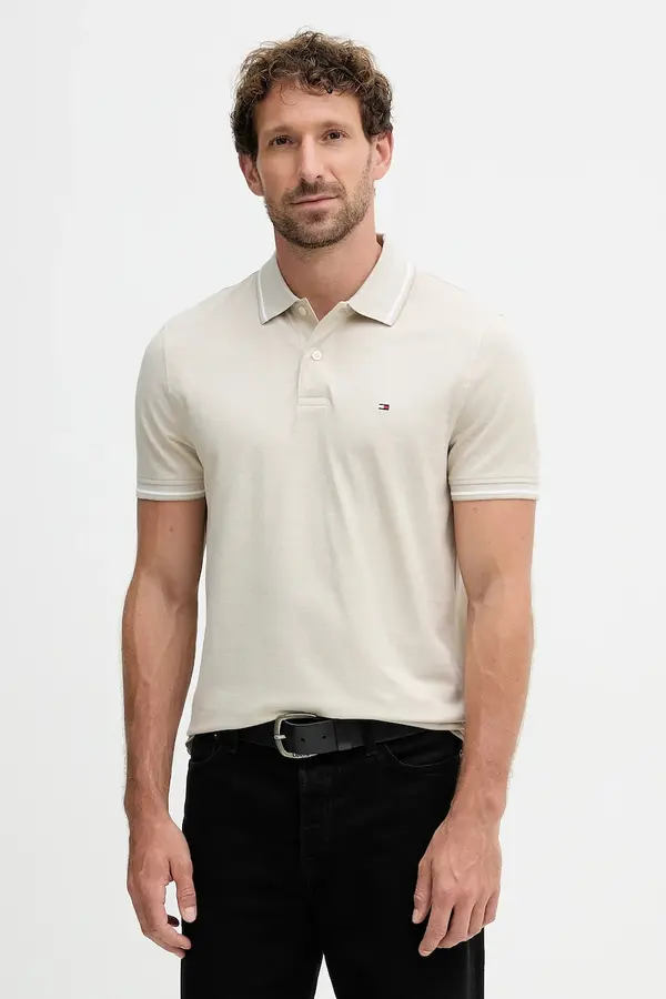 Tommy Hilfiger Bombažen polo Tommy Hilfiger