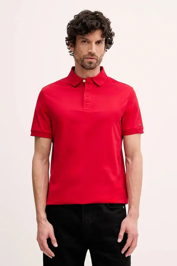 Tommy Hilfiger Bombažen polo Tommy Hilfiger