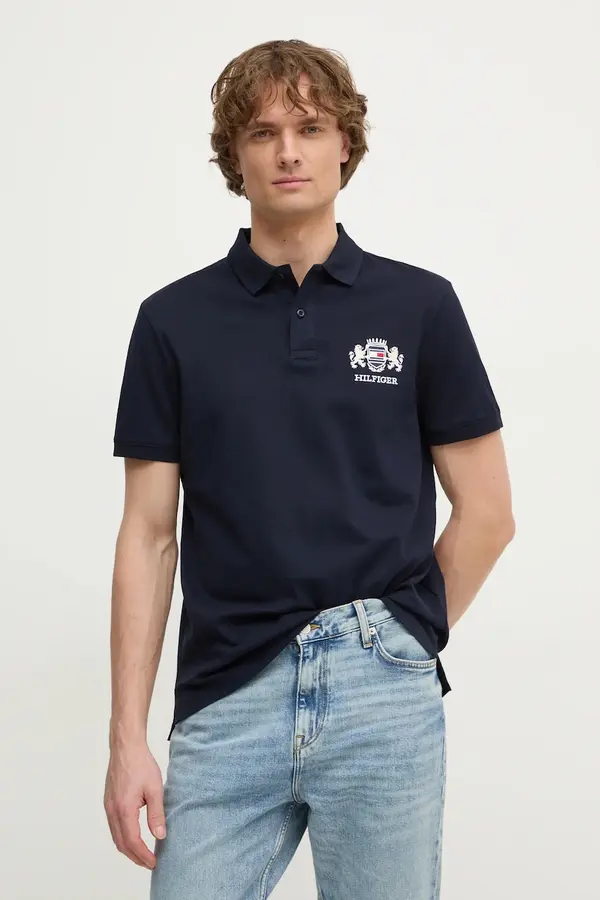 Tommy Hilfiger Bombažen polo Tommy Hilfiger