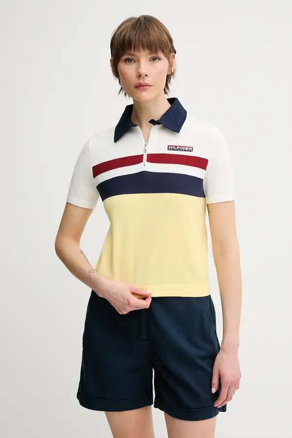 Tommy Hilfiger Bombažen polo Tommy Hilfiger SAILING