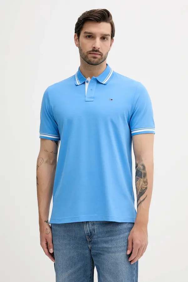 Tommy Jeans Bombažen polo Tommy Jeans