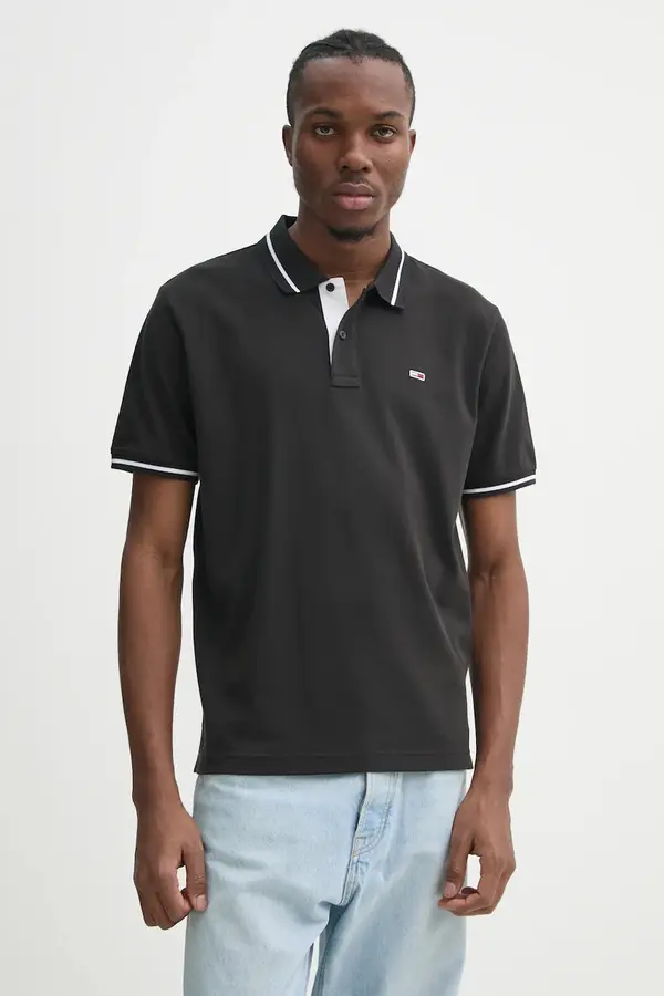 Tommy Jeans Bombažen polo Tommy Jeans