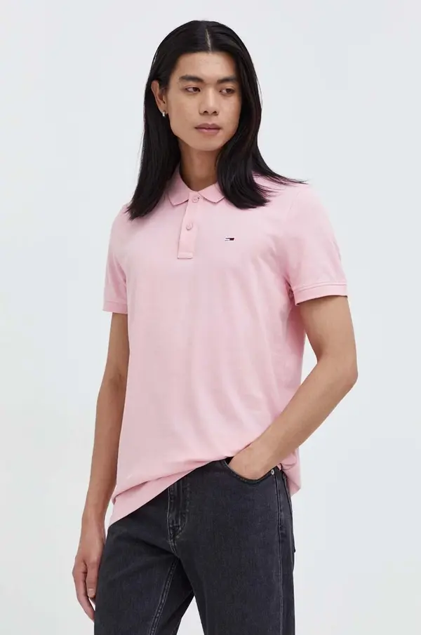 Tommy Jeans Bombažen polo Tommy Jeans