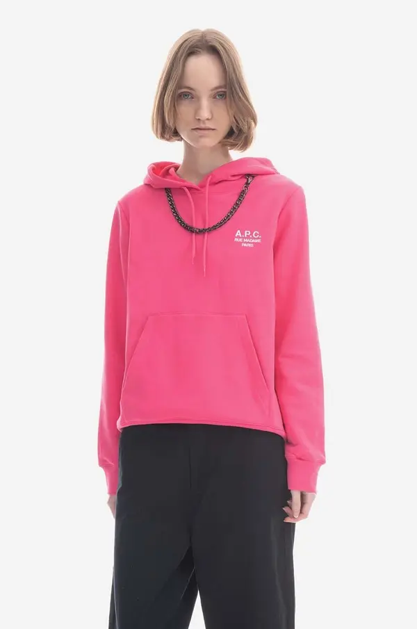 A.P.C. Bombažen pulover A.P.C. Hoodie Manuela