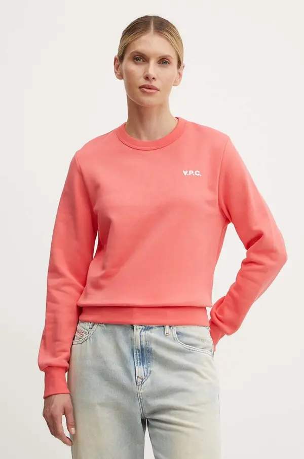 A.P.C. Bombažen pulover A.P.C. sweat boxy petit vpc