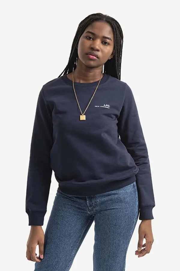 A.P.C. Bombažen pulover A.P.C. Sweat Item F