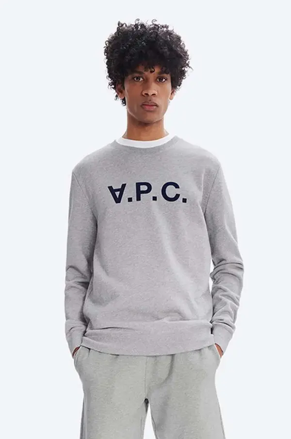 A.P.C. Bombažen pulover A.P.C. Sweat Vpc