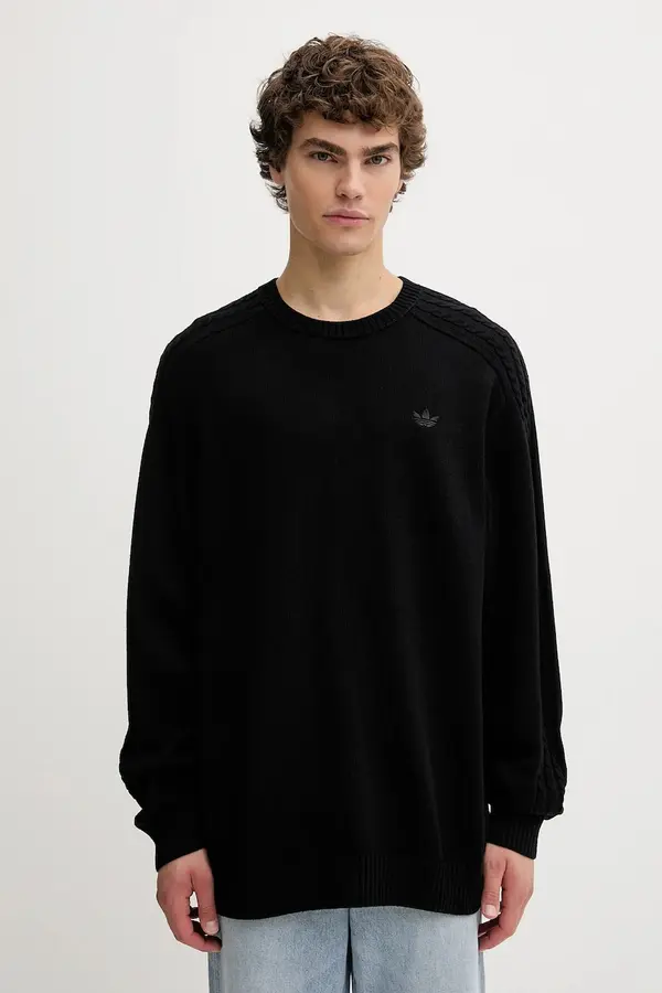 adidas Originals Bombažen pulover adidas Originals P Ess Knit Crew